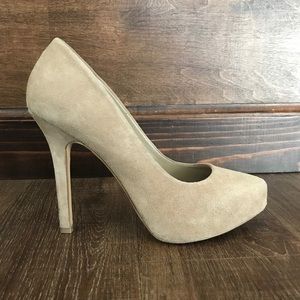 Cathy Jean Leather Platform Heels